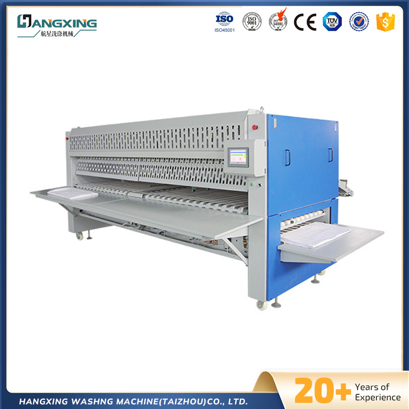 সম্পূর্ণ স্বয়ংক্রিয় হোটেল বিছানা শীট ভাঁজ মেশিন